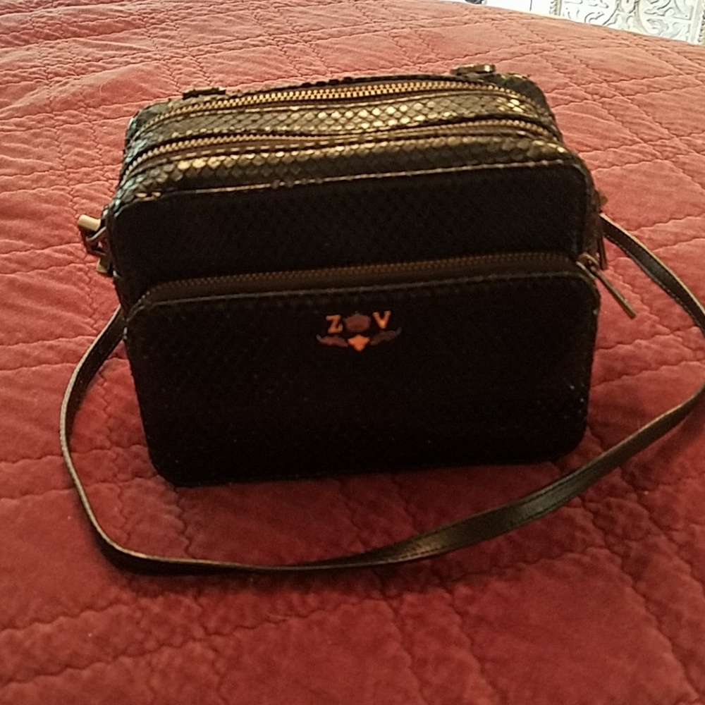 faux snake skin Zadig and Voltaire purse